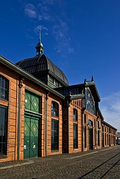 Former fish auction hall converted into a civic hall, Hamburg Harbour, Hamburg, Germany, Europe