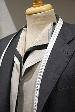 Suit being custom-tailored