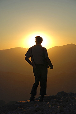 Soldier, Nemrut Dagi, Anatolia, Turkey