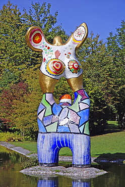 "The Poet and his Muse" by Niki de Saint Phalle, Ulm, Baden-Wuerttemberg, Germany