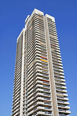 Colonia multistory building, biggest german apartment house, Cologne, North Rhine-Westphalia, Germany