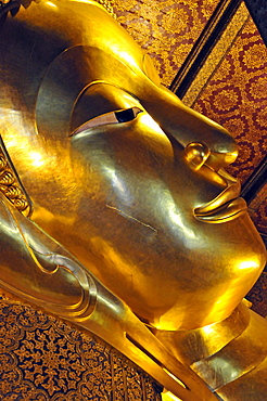 Laying Buddha, Wat Pho, Bangkok, Thailand, Southeast Asia, Asia