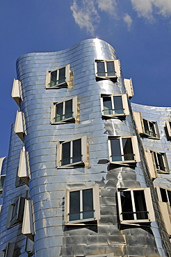 Buildings designed by Frank Gehry, Duesseldorf, North Rhine-Westphalia, Germany, Europe