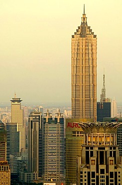 Cityscape from the Marriott Hotel, Shanghai, China, Asia