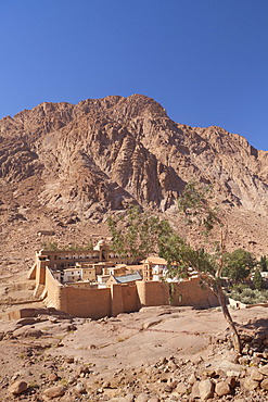 The Monastery of Saint Catherine in the Sinai desert, Egypt, Africa