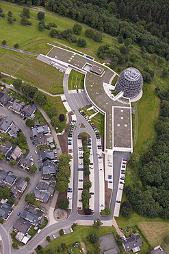 Aerial view, Coversum Hotel, Winterberg, Sauerland region, North Rhine-Westphalia, Germany, Europe