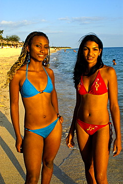 Cuban beach beauties, Trinidad, Cuba, Caribbean