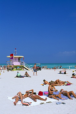 People at South Beach, Miami Beach, Miami, Florida, USA