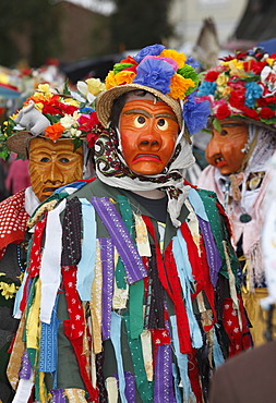 Ebenseer Fetzenzug carnival procession, UNESCO cultural heritage, carnival parade in Ebensee, Salzkammergut, Upper Austria, Austria, Europe