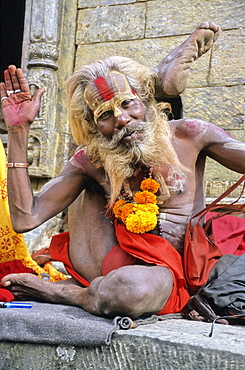 Sadhu, religious man in Nepal