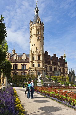 Schloss Schwerin Castle, Schwerin, Mecklenburg-Western Pomerania, Germany, Europe