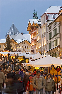 Christmas market in Bad TÃƒÂ¶lz Upper Bavaria Germany