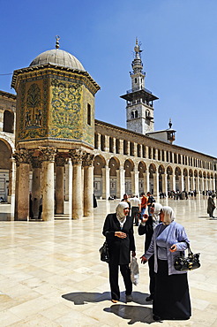 Treasure house of the Ottomans in the courtyard of the Umayyad-Mosque in Damascus, Syria, Middle East, Asia