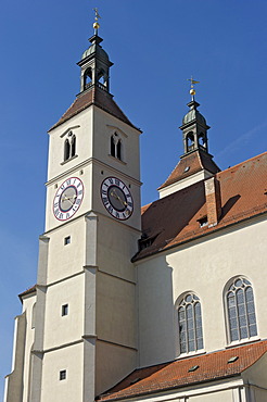 Neupfarrkirche or New Parish Church, Regensburg, Upper Palatinate, Bavaria, Germany, Europe