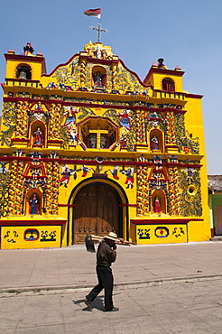 San Andres Xecul church, Guatemala, Central America