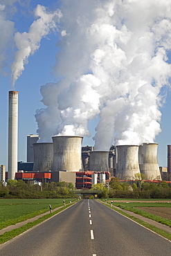 RWE lignite power plant, Niederaussem, Bergheim, Rhineland, North Rhine-Westphalia, Germany, Europe