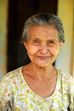 Elderly woman, portrait, Simeulue, Indonesia, Asia