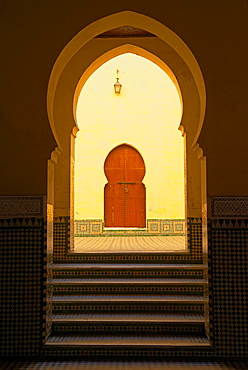 Mausoleum of Moulay Ismail, Meknes, Morocco, Africa