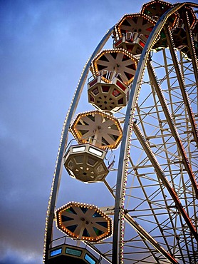 Ferris wheel in Clermont-Ferrand, Auvergne, France, Europe