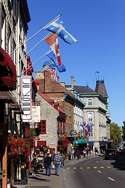 Rue Saint Louis, Quebec City, UNESCO World Heritage Site, Quebec, Canada