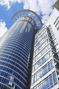 Westend Tower, headquarters of DZ Bank, Frankfurt am Main, Hesse, Germany, Europe