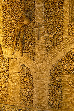 Capela de Ossos, Chapel of the Bones, San Francisco Church, Evora, Alto Alentejo, Portugal, Europe