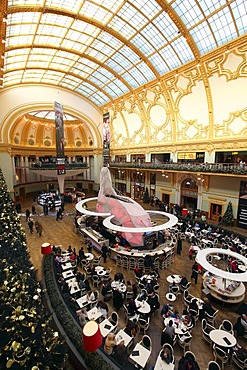 Stadsfeestzaal Antwerpen shopping mall, in a neoclassical building from 1908, shops, restaurants, champagne bar, on the Meir shopping street, Antwerp, Flanders, Belgium, Europe