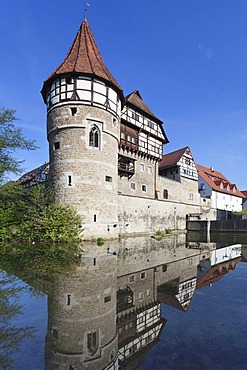 Zollernschloessle Castle, Balingen, Swabian Alb, Baden-Wuerttemberg, Germany, Europe