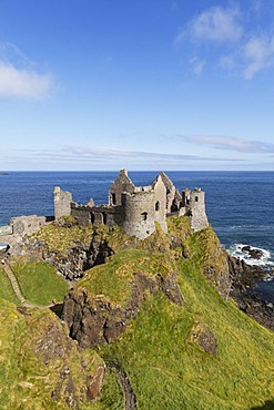 Dunluce Castle, Antrim Coast, County Antrim, Northern Ireland, Great Britain, Europe