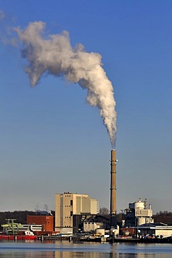 Coal-fired power plant, Kiel, Schleswig-Holstein, Germany, Europe