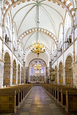 Ribe Domkirke, Ribe Cathedral, interior, Ribe, Jutland, Denmark, Europe