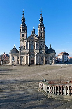 Fulda Cathedral, built by Johann Dientzenhofer, 1704 - 1712, Fulda, Hesse, Germany, Europe