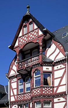 Half-timbered house, Steinweg, Marburg, Hesse, Germany, Europe, PublicGround