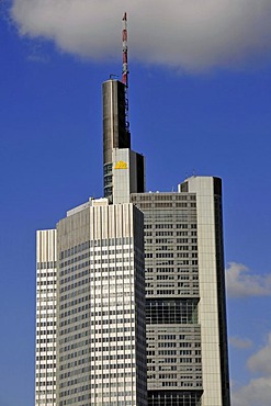 Commerzbank Tower, Frankfurt am Main, Hesse, Germany, Europe, PublicGround