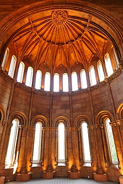 Interior view, The Commons, Smithsonian Institution Building, admin building and museum, commonly known as "The Castle", National Mall, Washington DC, District of Columbia, United States of America,