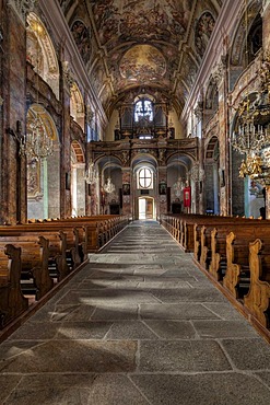 Collegiate church in Poellau, Styria, Austria, Europe