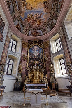 Collegiate church in Poellau, Styria, Austria, Europe