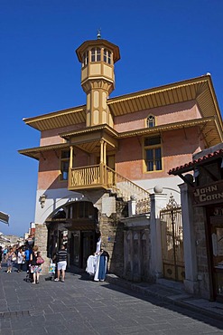 Mehmet Aga Mosque, Odos Sokratous, historic centre of Rhodes, Greece, Europe