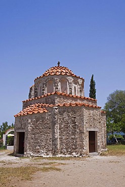 Agios Nikolaos Fountokli, medieval monastery church, Rhodes, Greece, Europe