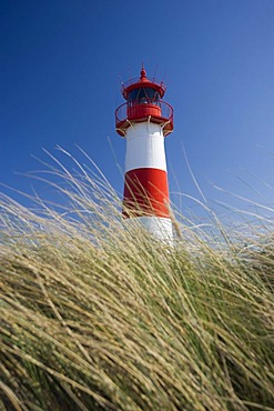 Lighthouse List-Ost, List, Sylt island, Schleswig-Holstein, Germany, Europe