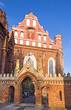 St. Anne's Church and Bernardine Monastery, Vilnius, Lithuania, Europe