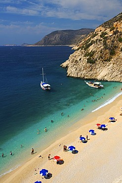 Kaputas beach at Kalkan, south coast, Turkey