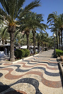 Explanada promenade, Alicante, Costa Blanca, Spain, Europe