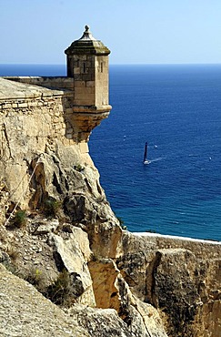 Castillo de Santa Barbara, fort, Alicante, Costa Blanca, Spain, Europe