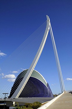 Puente del Grao bridge and agora, Valencia, Spain, Europe