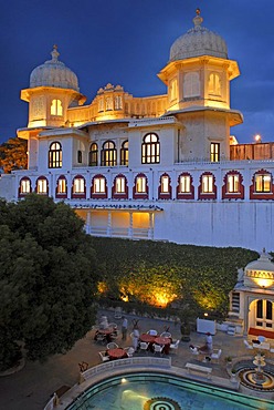 Shiv Niwas, city palace of Udaipur, Rajasthan, North India, India, Asia