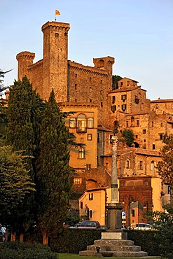 Castello Monaldeschi fortress, Bolsena, Lazio, Italy, Europe