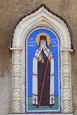 Devotional image, Bakhchisaray Cave Monastery, Crimea, Ukraine, Eastern Europe