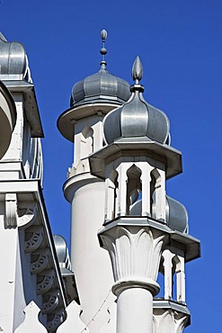 Towers of Ahmadiyya Mosque, Wilmersdorf Mosque, Berlin Mosque, the oldest mosque in Germany, 1924 - 1928, Berlin, Germany, Europe