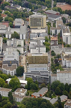 Aerial view, University Hospital Essen, Ruhr Area, North Rhine-Westphalia, Germany, Europe